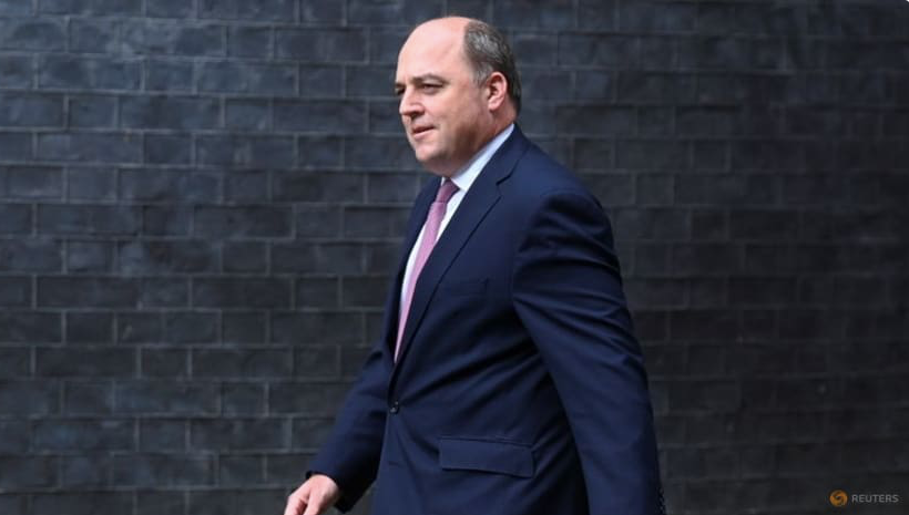 Bộ trưởng Quốc phòng Anh Ben Wallace. (Ảnh: Reuters)