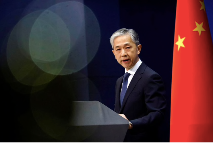 Phát ngôn viên Bộ Ngoại giao Trung Quốc Uông Văn Bân. (Ảnh: Reuters)