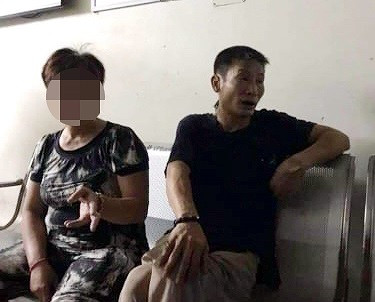 Đối tượng Hùng tại cơ quan công an.