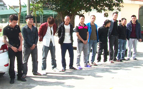 Các nghi can tại cơ quan điều tra