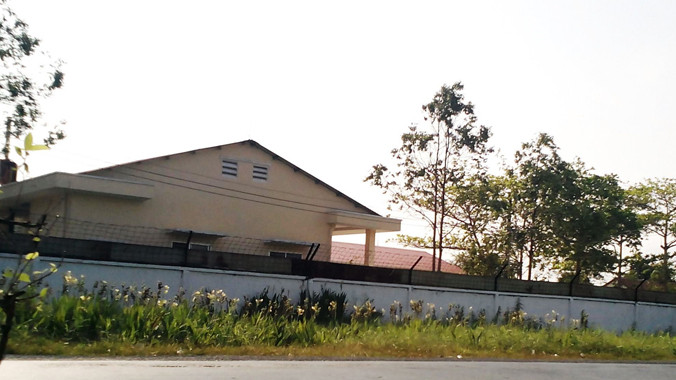 Một góc doanh trại nơi xảy ra xô xát dẫn đến thương vong.