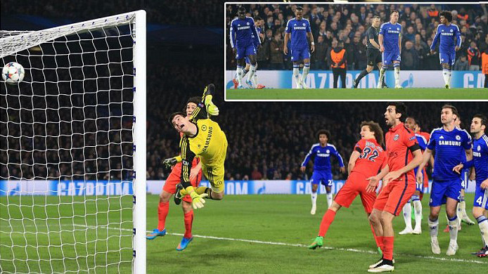 PSG loại Chelsea khỏi Champions League.