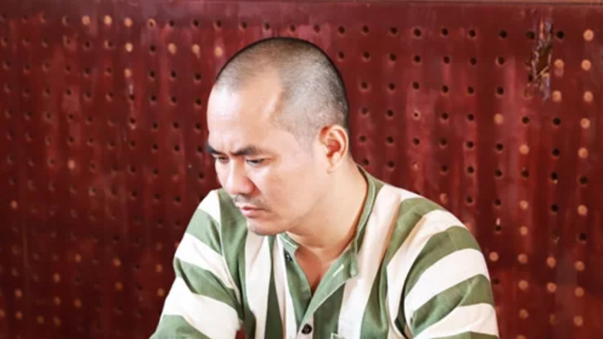 Lưu Văn Nguyện tại cơ quan công an