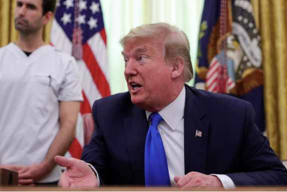 Tổng thống Mỹ Donald Trump. (Ảnh: Reuters)