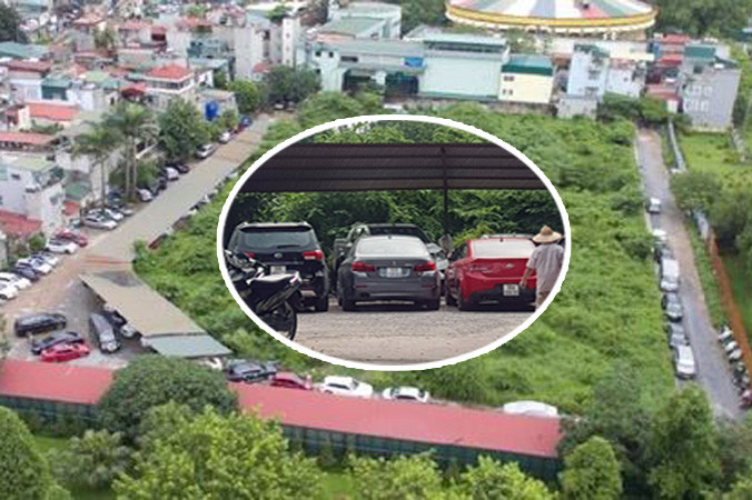 Bên trong bãi xe không phép trên khu đất 'vàng' rộng hơn 10.000m2 tại số 295 Lê Duẩn.