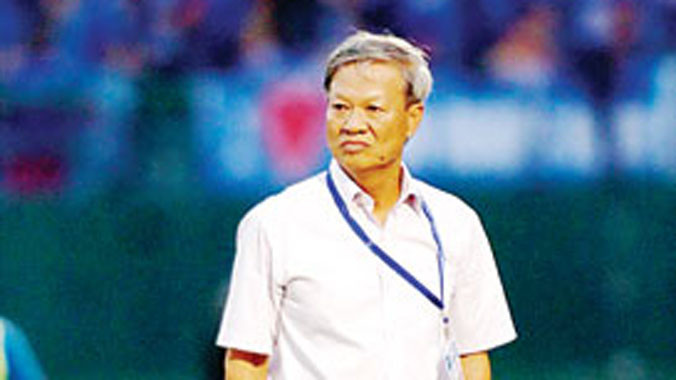 Ông Lê Thụy Hải - HLV đầy cá tính của bóng đá Việt Nam. Ảnh: Nguyễn Nhân.