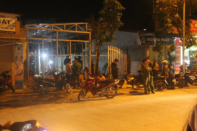 Hiện trường nơi xảy ra sự việc