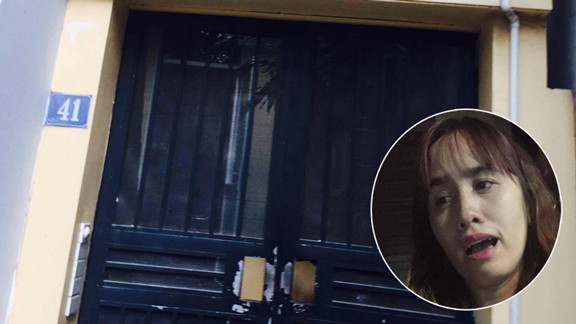 Ngôi nhà nơi bé K. sinh sống 2 năm nay và mẹ ruột bé K.