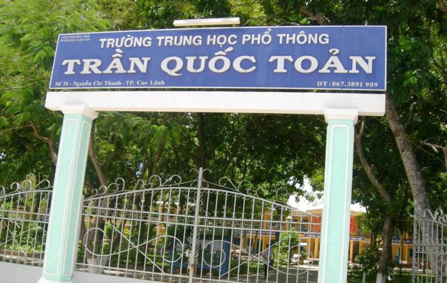 Em H.T.K. V. và V.K. T. cùng học Trường THPT Trần Quốc Toản