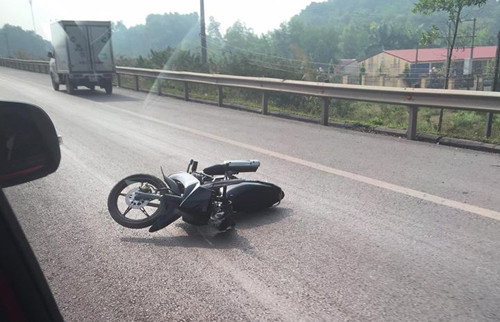 Đoạn đường này cấm xe máy lưu thông