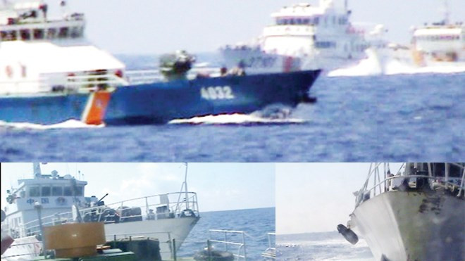 Tổng số tàu của Trung Quốc ở khu giàn khoan trái phép là 136 tàu