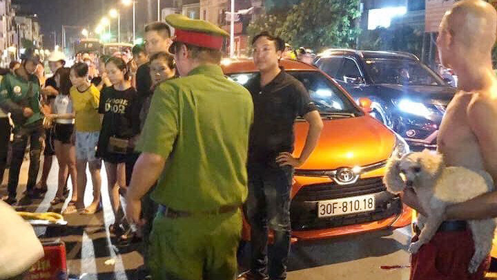 Hiện trường vụ việc.