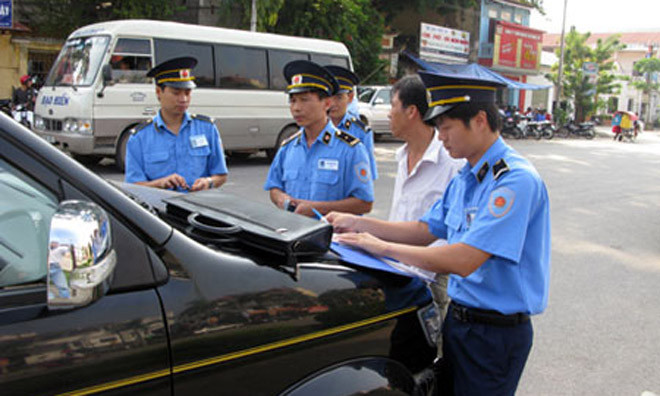 Lực lượng thanh tra giao thông. Ảnh: Minh họa