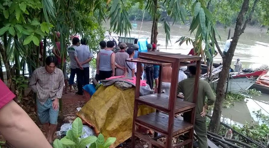 Hiện trường nơi phát hiện thi thể nạn nhân