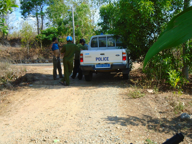 Hiện trường vụ việc. Ảnh: Dân trí