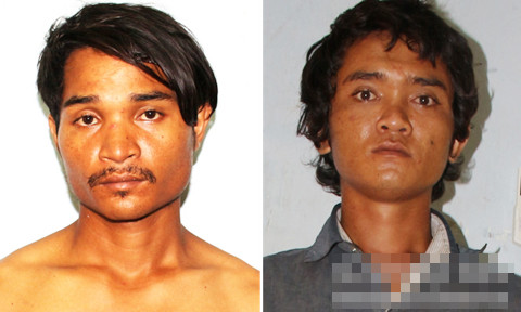 Điểu Hôn và Điểu Phóp khi bị bắt