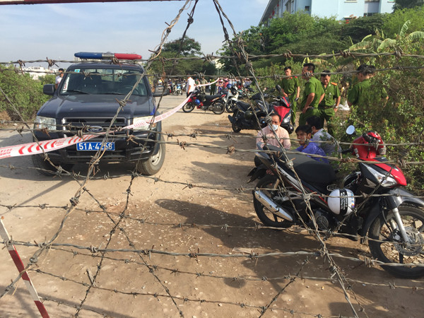 Nhà chức trách phong toả hiện trường