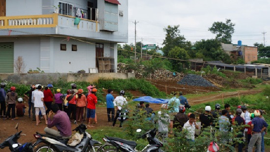 Hiện trường nơi phát hiện ra thi thể nạn nhân. Ảnh: Trùng Dương