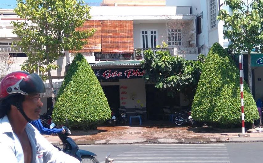 Quán cafe Gốc Phố nơi xảy ra vụ việc 