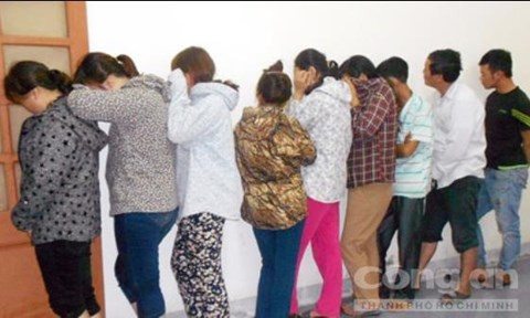 Các đối tượng bị bắt