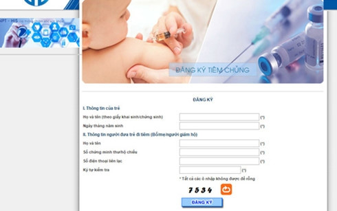 Từ 5/5 sẽ đăng ký qua mạng để nhận lịch tiêm chủng