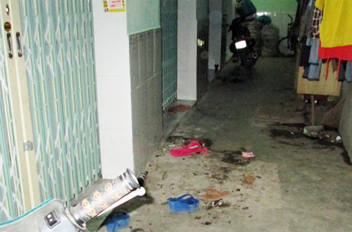 Hiện trường xảy ra vụ án. Ảnh: Nguyệt Triều