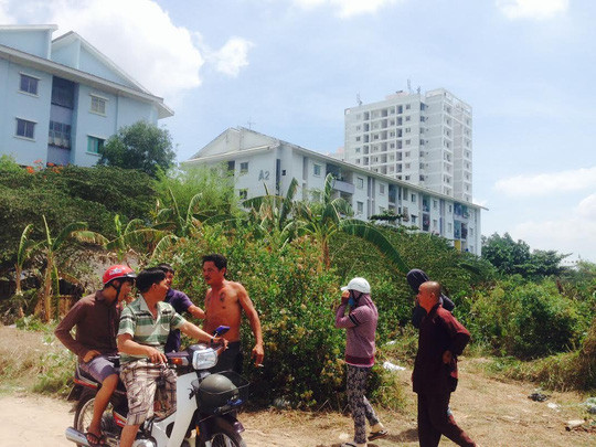 Hiện trường vụ giết người tại chung cư Thạnh Mỹ Lợi, quận 2, TP HCM