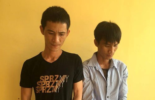 Nguyễn Văn Yên và Lê Thanh Tuấn. Ảnh: Công an cung cấp
