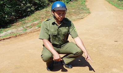 Hiện trường nơi xảy ra vụ việc