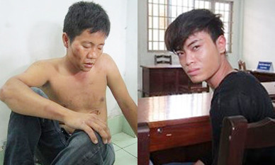 Minh (trái) và Hòa. Ảnh:Song Ngân