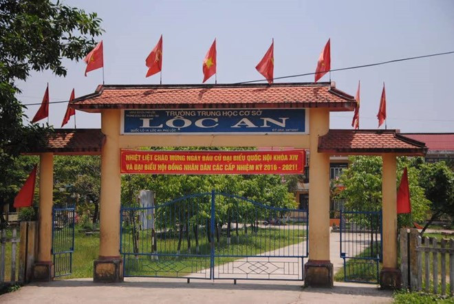 Trường THCS Lộc An. Ảnh: P.H