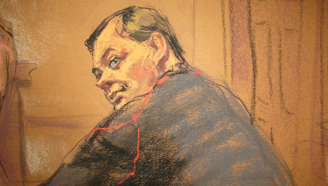 Phác họa chân dung Evgeny Buryakov.