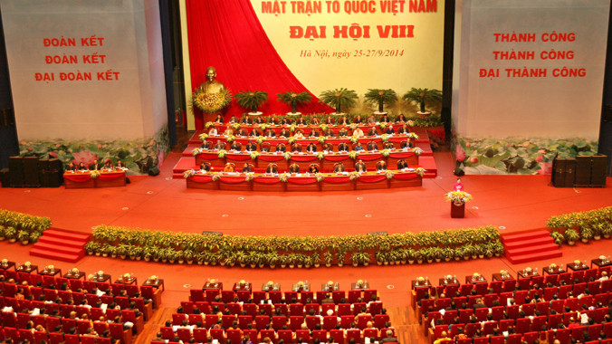  Đoàn Chủ tịch Đại hội. Ảnh: TTXVN