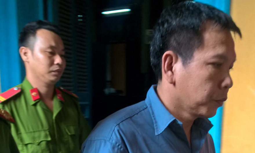 Nhân tại phiên tòa phúc thẩm sáng nay 12/7. Ảnh: Tân Châu.