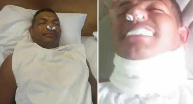 Gonzalez giả chết rồi chụp ảnh gửi về cho vợ.