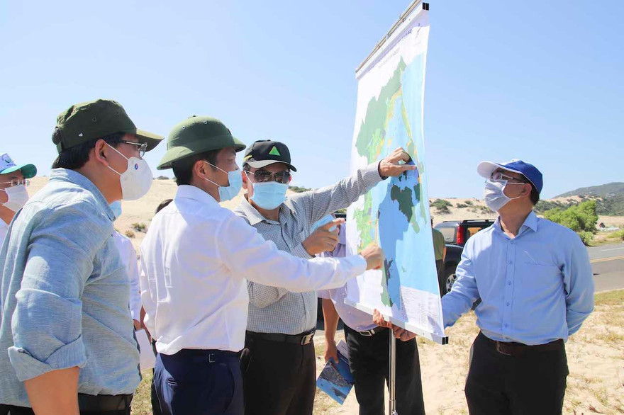 Đồng chí Trần Tuấn Anh làm việc với tỉnh Khánh Hoà tại Khu kinh tế Vân Phong 