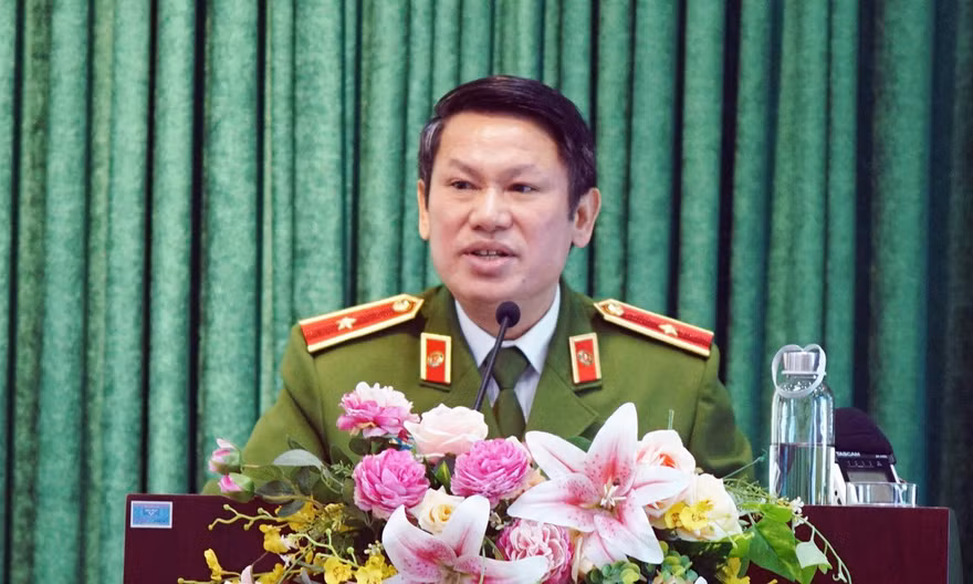Thiếu tướng Nguyễn Văn Viện - Cục trưởng Cục Cảnh sát điều tra tội phạm về ma tuý.