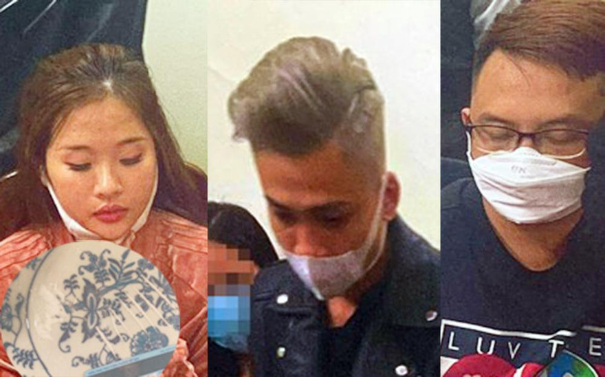 Nhóm đối tượng bị khởi tố. Ảnh: N.L