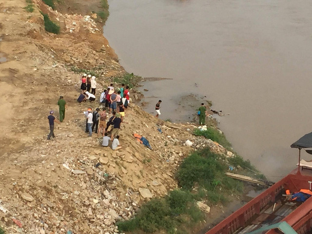 Vị trí phát hiện thi thể người phụ nữ.