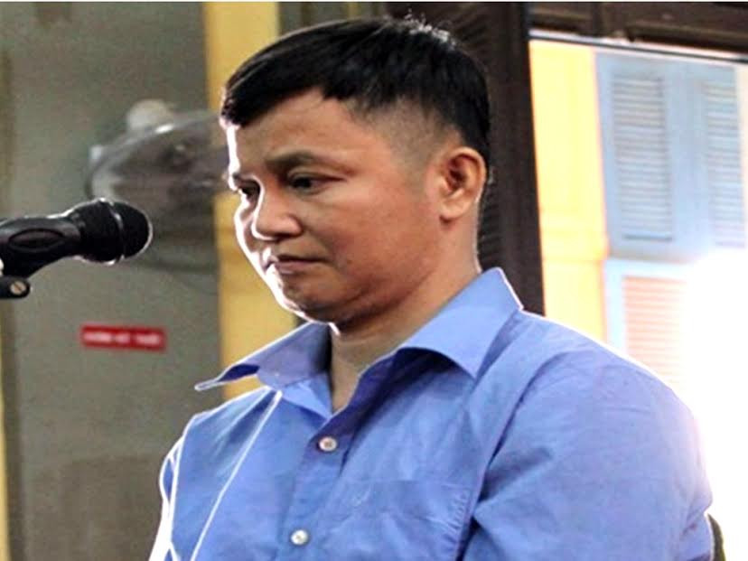 Trần Dũng Tiến tại phiên tòa phúc thẩm ngày 20/2.