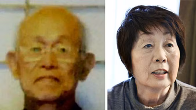 Nạn nhân Isao Kakehi và “góa phụ đen” Chisako Kakehi.