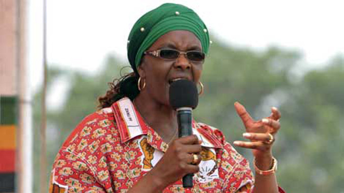 Grace Mugabe.