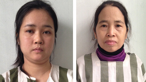 Nguyễn Thanh Hằng và Lương Thị Dạng. 