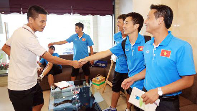 ĐTVN đã hội quân tại Hà Nội tối ngày 27/9.