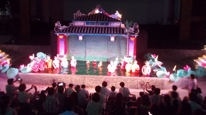 Múa rối nước Hội An. Ảnh:Nguyễn Trang.