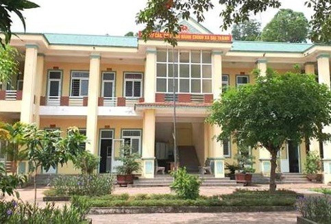 UBND xã Đại Thành, nơi ông Sự làm việc.