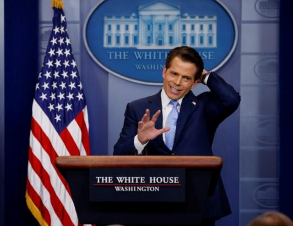 Anthony Scaramucci bị sa thải khỏi vị trí Giám đốc Truyền thông Nhà Trắng vì những phát ngôn "thô tục". Ảnh: Reuters