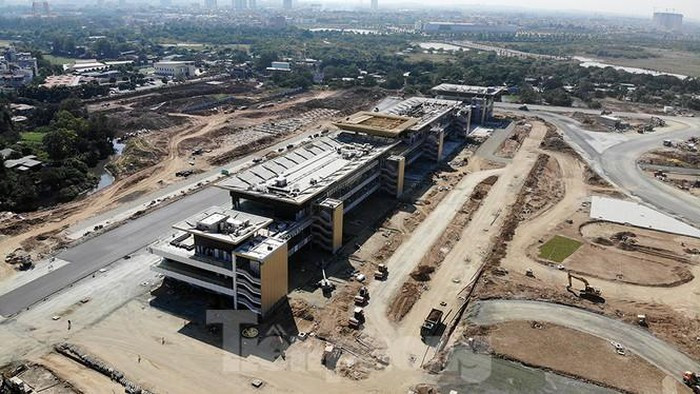 Đường đua F1 nhìn từ trên cao. Ảnh: Mạnh Thắng