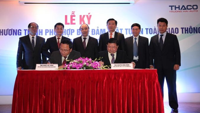 Trường Hải tham gia nghiên cứu về An toàn giao thông