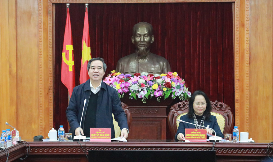 Làm việc với tỉnh Lạng Sơn, Trưởng ban kinh tế Trung ương mong tính cần đột phá hơn trong kinh tế cửa khẩu 